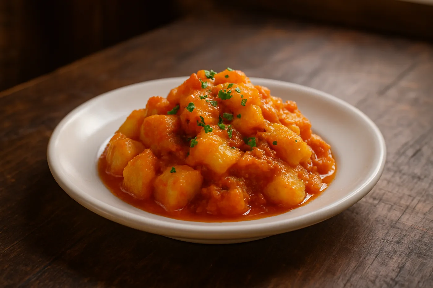 Tapa de patata al ajo arriero
